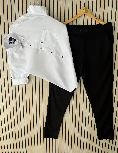 PANT SHIRT COMBO (COTTON SHIRT / LYCRA PANT)